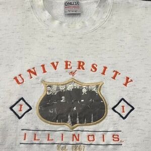 Vintage 1990s university of Illinois fighting Illini sweatshirt XL